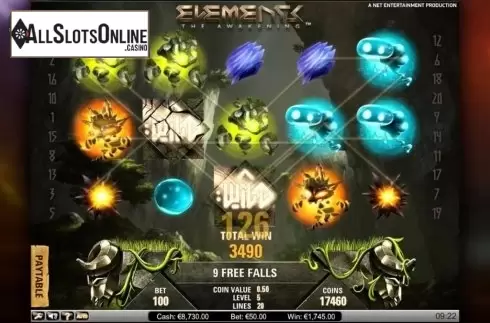 Screen2. Elements: The Awakening from NetEnt