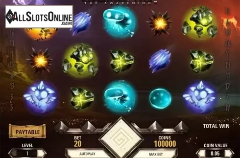 Screen3. Elements: The Awakening from NetEnt