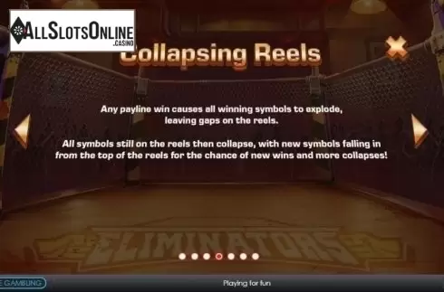 Cascade. Eliminators from Playtech