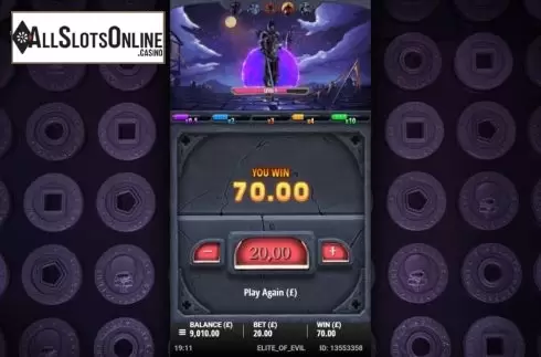 Win screen 3. Elite of Evil - The First Quest from Gluck Games
