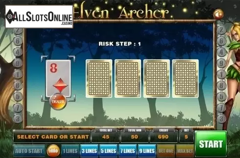 Gamble game . Elven Archer from GameX