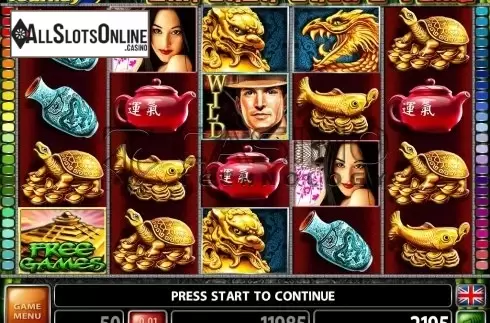 Screen3. Emperor Chin's Tomb from Casino Technology