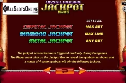 Paytable . Emperor Gate from Spadegaming
