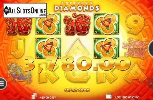 Win Screen. Emperor's Diamond from Genesis