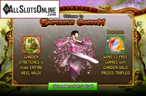 Game features. Emperor's Garden from NextGen