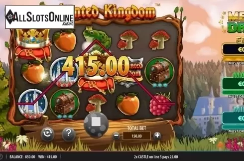 Win Screen. Enchanted Kingdom from WMS