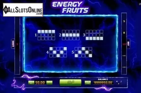 Screen5. Energy Fruits from BF games