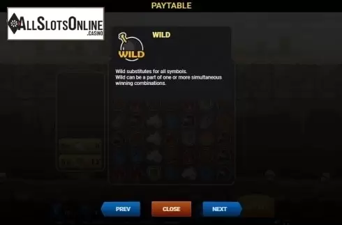 Paytable 2. Epic Gladiators from Evoplay Entertainment