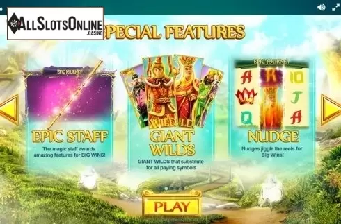 Paytable 2. Epic Journey (Red Tiger) from Red Tiger
