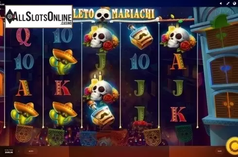Main game. Esqueleto Mariachi from Red Tiger