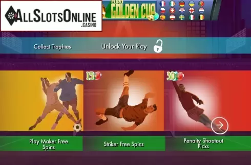 Game features. Euro Golden Cup from Genesis
