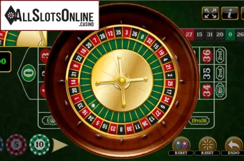 Reel screen. European Roulette (Realistic) from Realistic