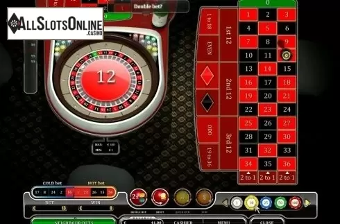Game Screen. European Roulette (Oryx) from Oryx