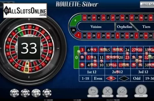 Game Screen 2. European Roulette Silver from iSoftBet