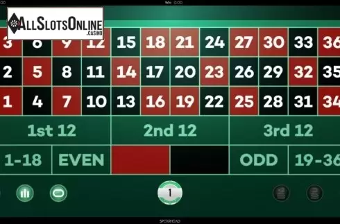 Start Screen. European Roulette (Spearhead Studios) from Spearhead Studios