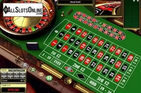 Game Screen 3. European Roulette (Tom Horn Gaming) from Tom Horn Gaming