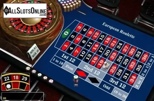 Game Screen. European Roulette (iSoftBet) from iSoftBet