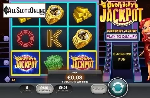 Win Screen 2. Everybody's Jackpot from Playtech