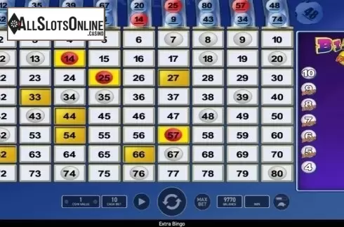 Game Screen 2. Extra Bingo (Wazdan) from Wazdan