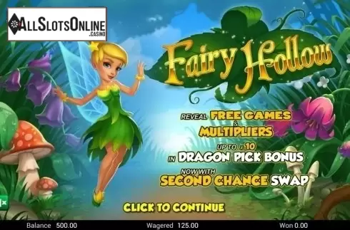 Start Screen. Fairy Hollow from Swintt