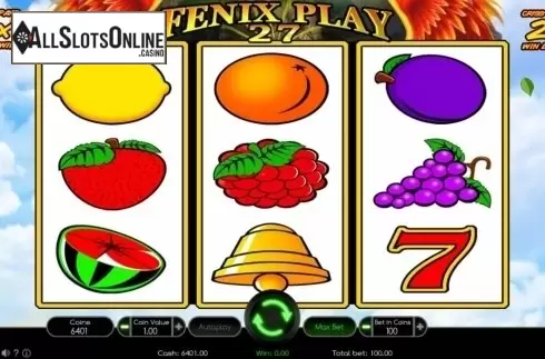 Reel Screen. Fenix Play 27 from Wazdan