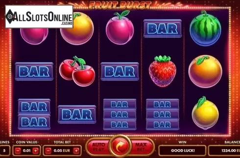 Reel Screen. Fruit Burst (NetGame) from NetGame