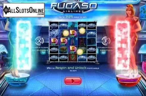 Start Screen. Fugaso Airlines from Fugaso