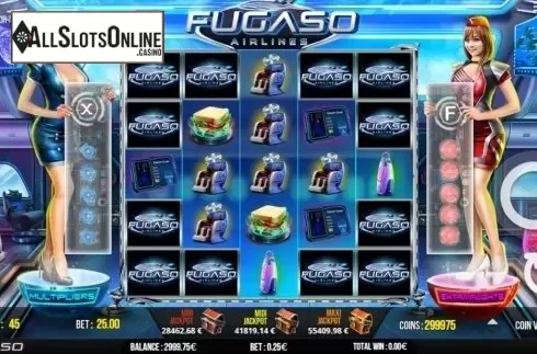 Reel Screen. Fugaso Airlines from Fugaso