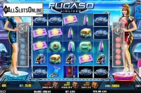 Win Screen 2. Fugaso Airlines from Fugaso