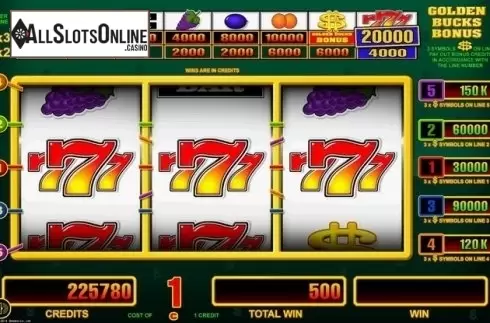 Reel Screen 2. Golden Bucks from Belatra Games