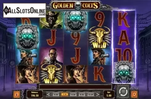 Scatter win screen. Golden Colts from Play'n Go