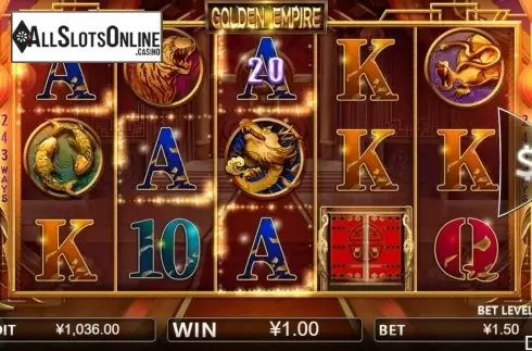 Win screen 3. Golden Empire from Iconic Gaming