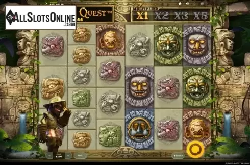 Reel Screen. Gonzo's Quest Megaways from Red Tiger