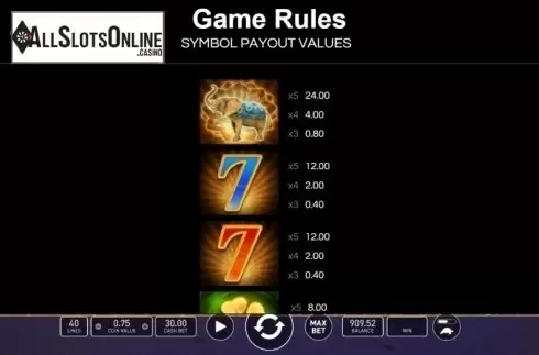 Game Rules. Good Luck 40 from Wazdan