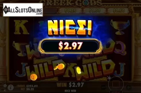 Nice Win. Greek Gods (Pragmatic Play) from Pragmatic Play