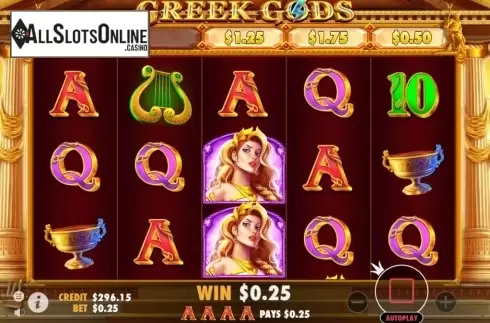 Win Screen 3. Greek Gods (Pragmatic Play) from Pragmatic Play