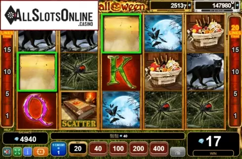 Win Screen 1. Halloween Egypt Quest from EGT