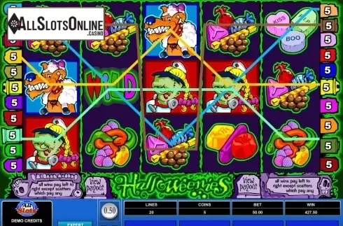 Screen5. Halloweenies from Microgaming