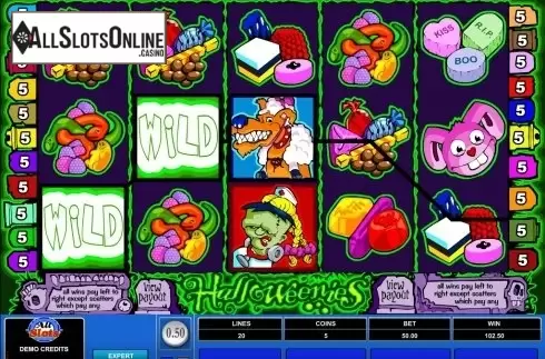 Screen7. Halloweenies from Microgaming