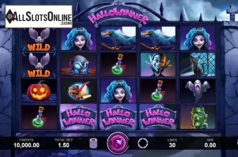 Reel Screen. Hallowinner from Caleta Gaming