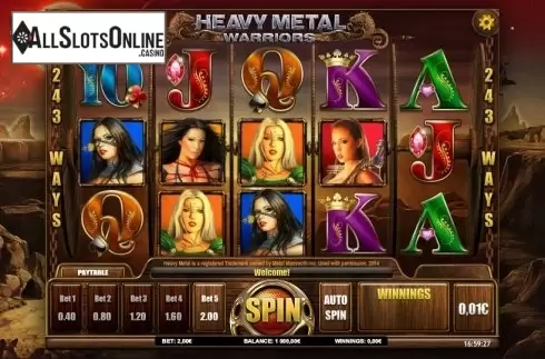 Reels. Heavy Metal Warriors from iSoftBet