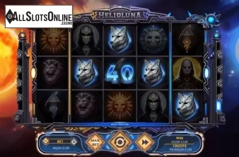 Win Screen. Helio Luna from Spinmatic