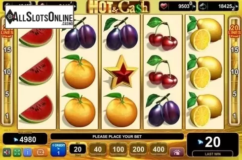 Screen4. Hot & Cash from EGT
