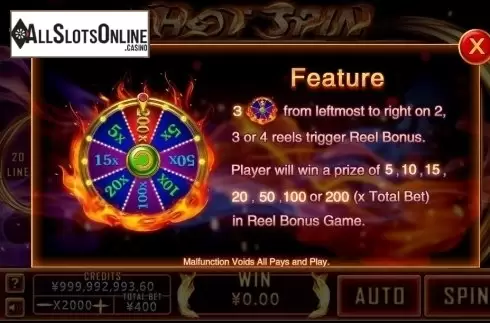 Feature. Hot Spins (CQ9Gaming) from CQ9Gaming