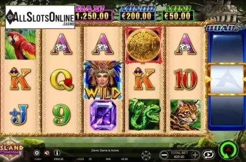 Main game. Island Princess Quad Shot from Ainsworth
