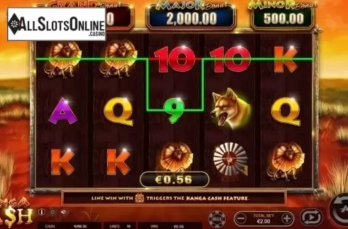 Win Screen 1. Kanga Cash (Ainsworth) from Ainsworth
