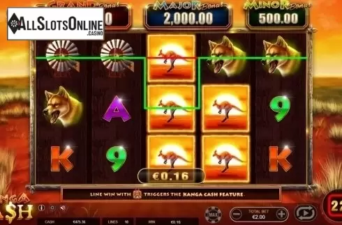 Win Screen 2. Kanga Cash (Ainsworth) from Ainsworth