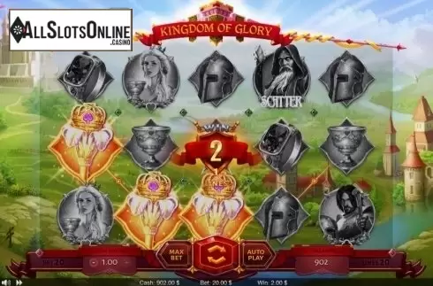 Win Screen 2. Kingdom of Glory from Thunderspin