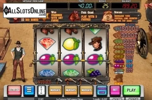 Win screen. La Fortuna del Lejano Oeste from MGA