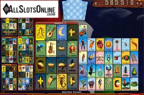 Game Screen 2. La Loteria Mexicana Bonus from ZITRO